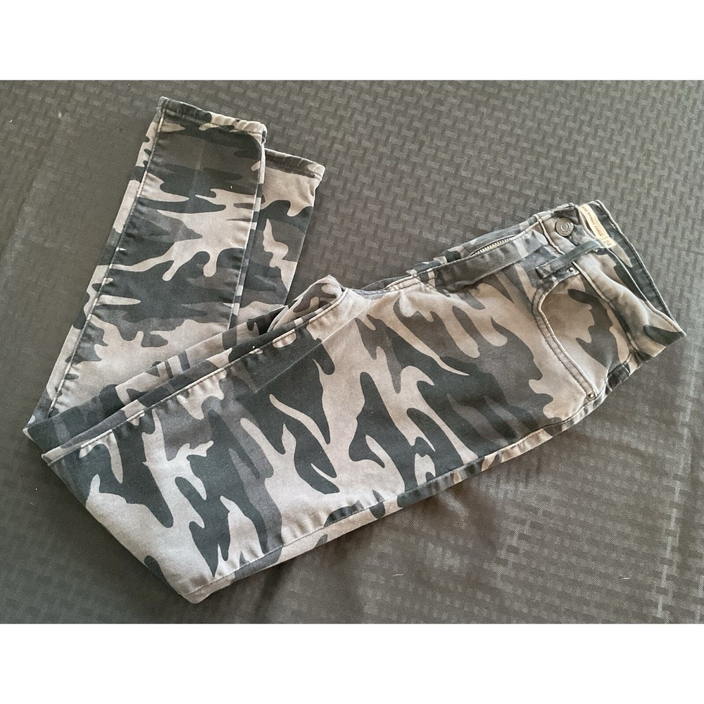 Gray Camo Slim Women's Jeans